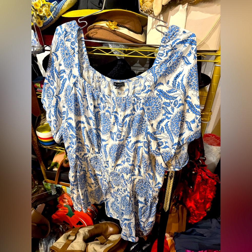 368 // Talbots peplum blouse // XL